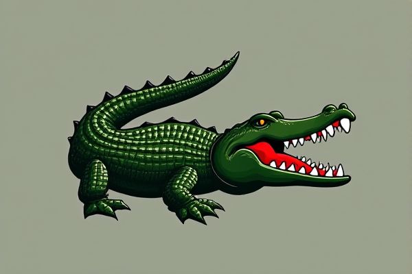 Crocodile Logo Brand in India